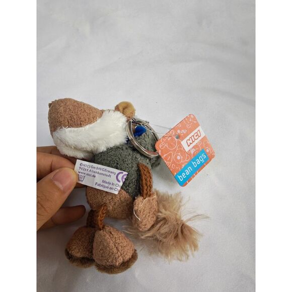 The Unbranded Brand Other - NICI wolf doll In sheepskin mini pendant keychain plush doll school bag pendant